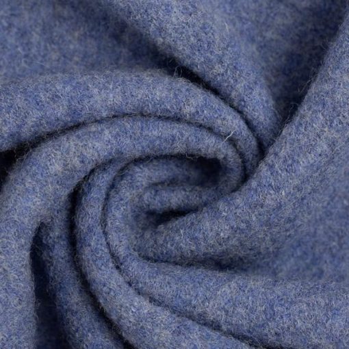 Wollwalk mélange blau – Bild 3
